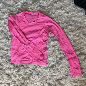 Lululemon swiftly tech 2.0 long sleeve race length prism pink